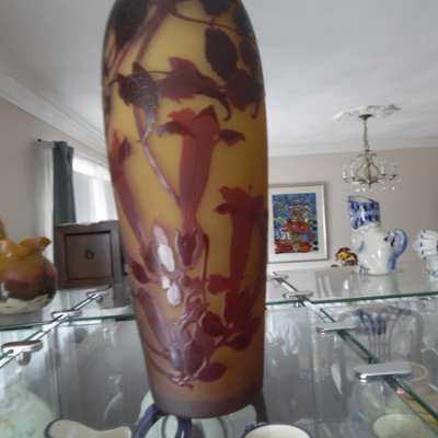D'argenthal Art Glass Vase